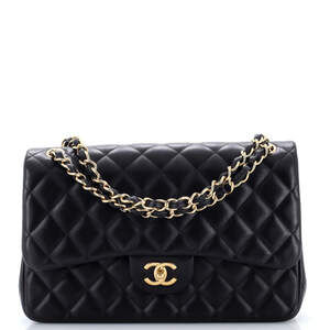 Chanel Jumbo Classic Double Flap Bag Quilted Lambskin
